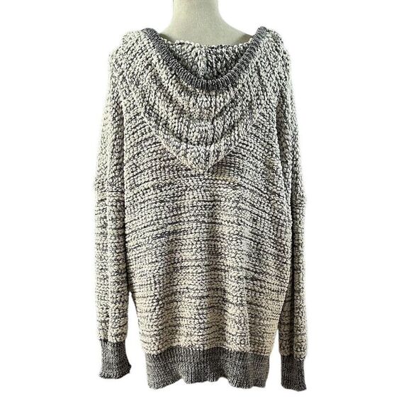 Young Fabulous & Broke Popcorn Knit Sweater Hoodie M L - Picture 4 of 9